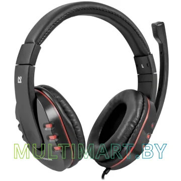 Наушники Defender Warhead G-160 (черный/красный)